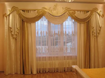 Luxury drapes by Curtains in Doha